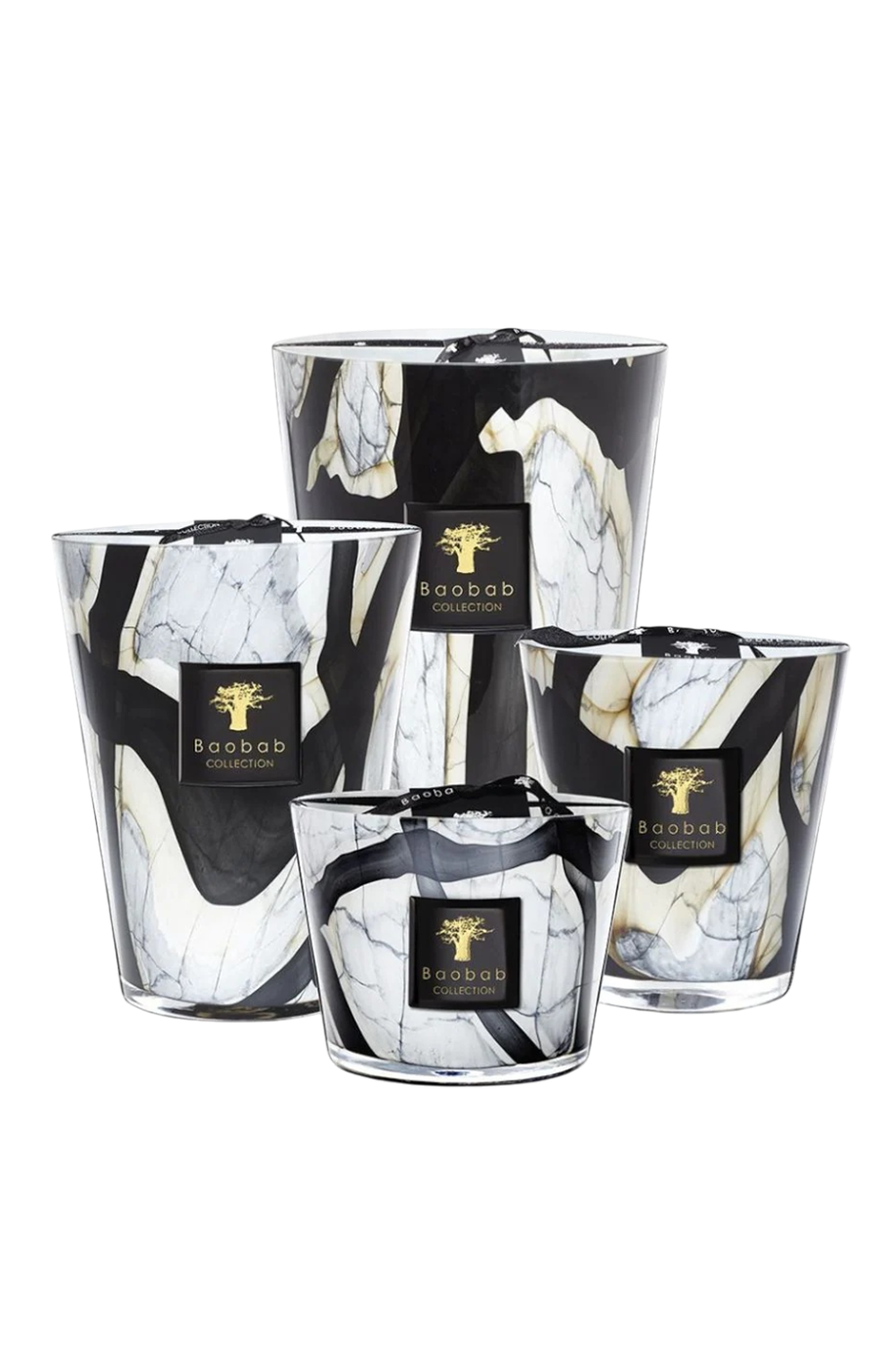 10 Stones Marble Candle