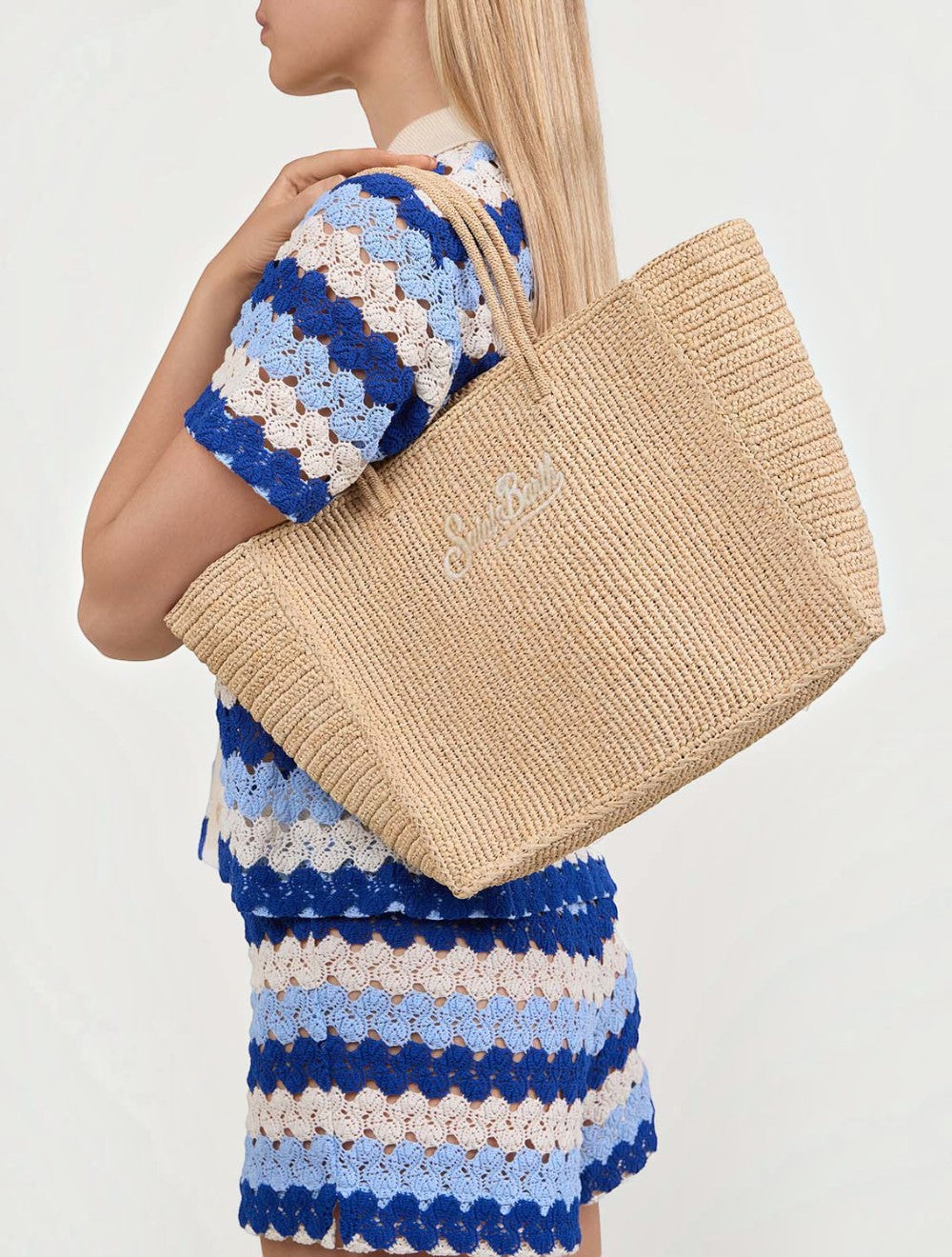 תיק כתף Handbag רפיה
