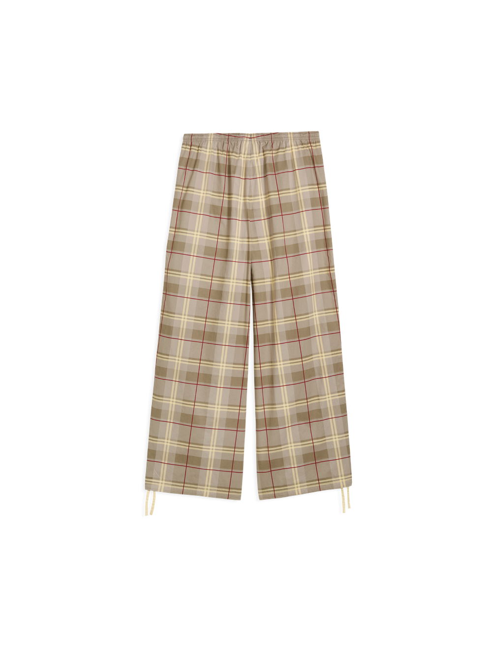 מכנסיים T7 רלקסד Tartan