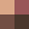 EYE COLOR QUAD CREME 45 Ember Bronze
