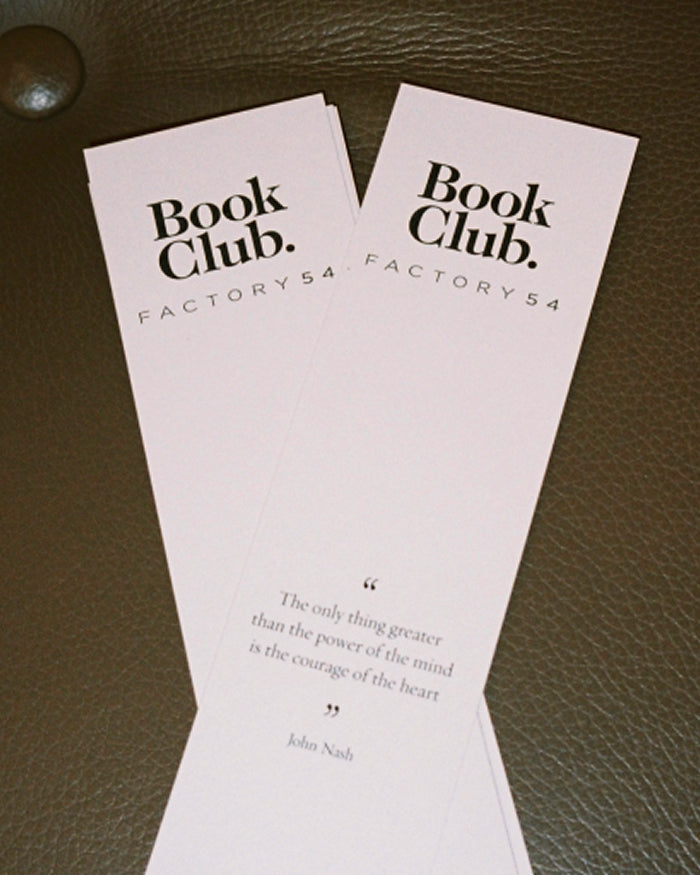 FACTORY 54 BOOK CLUB - All the cool girls read books