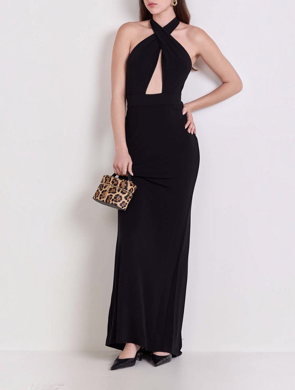 נעלי עקב Misty עור Slingback