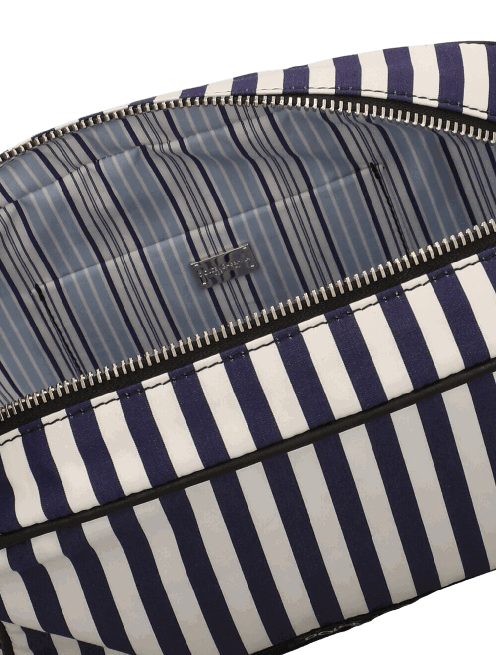 בפרינט פסים Handbag