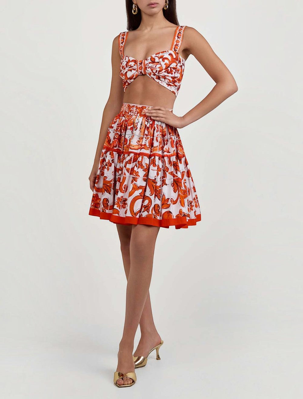 טופ Majolica כותנה