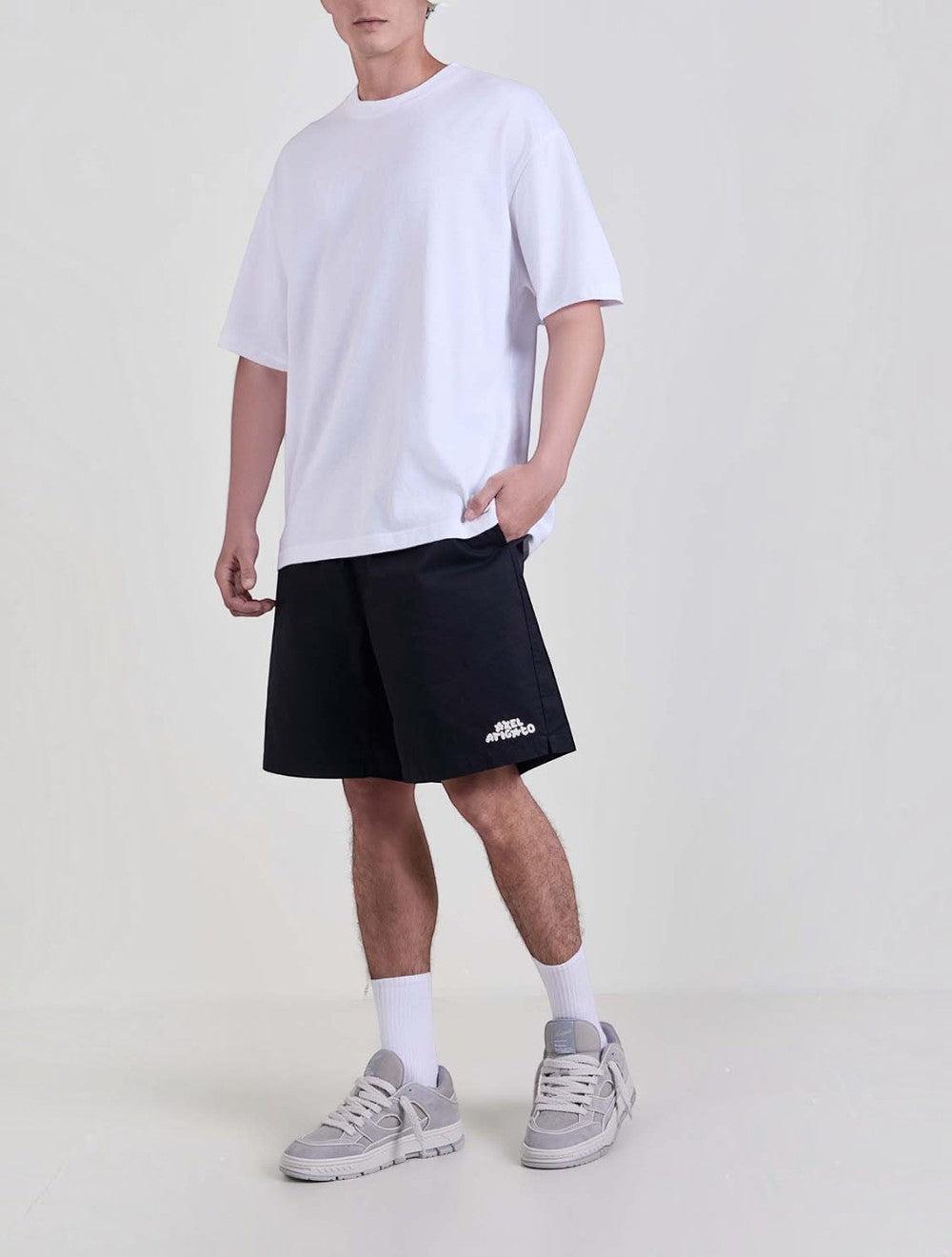 מכנסיים קצרים Heath Drawstring כותנה