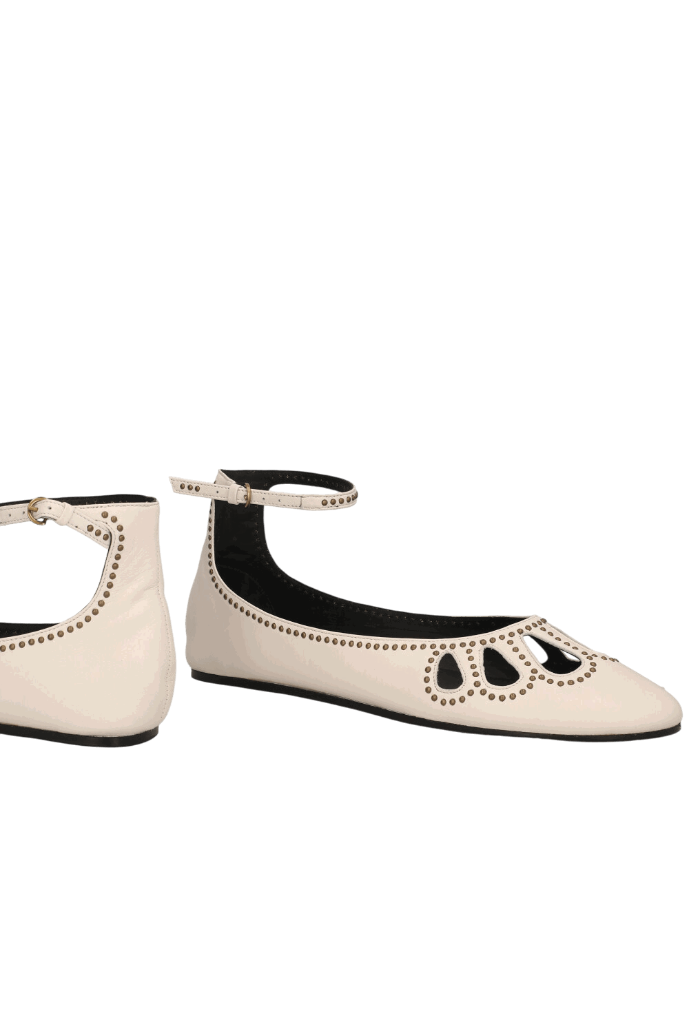 בלרינות Bloris Studded Cutout עור