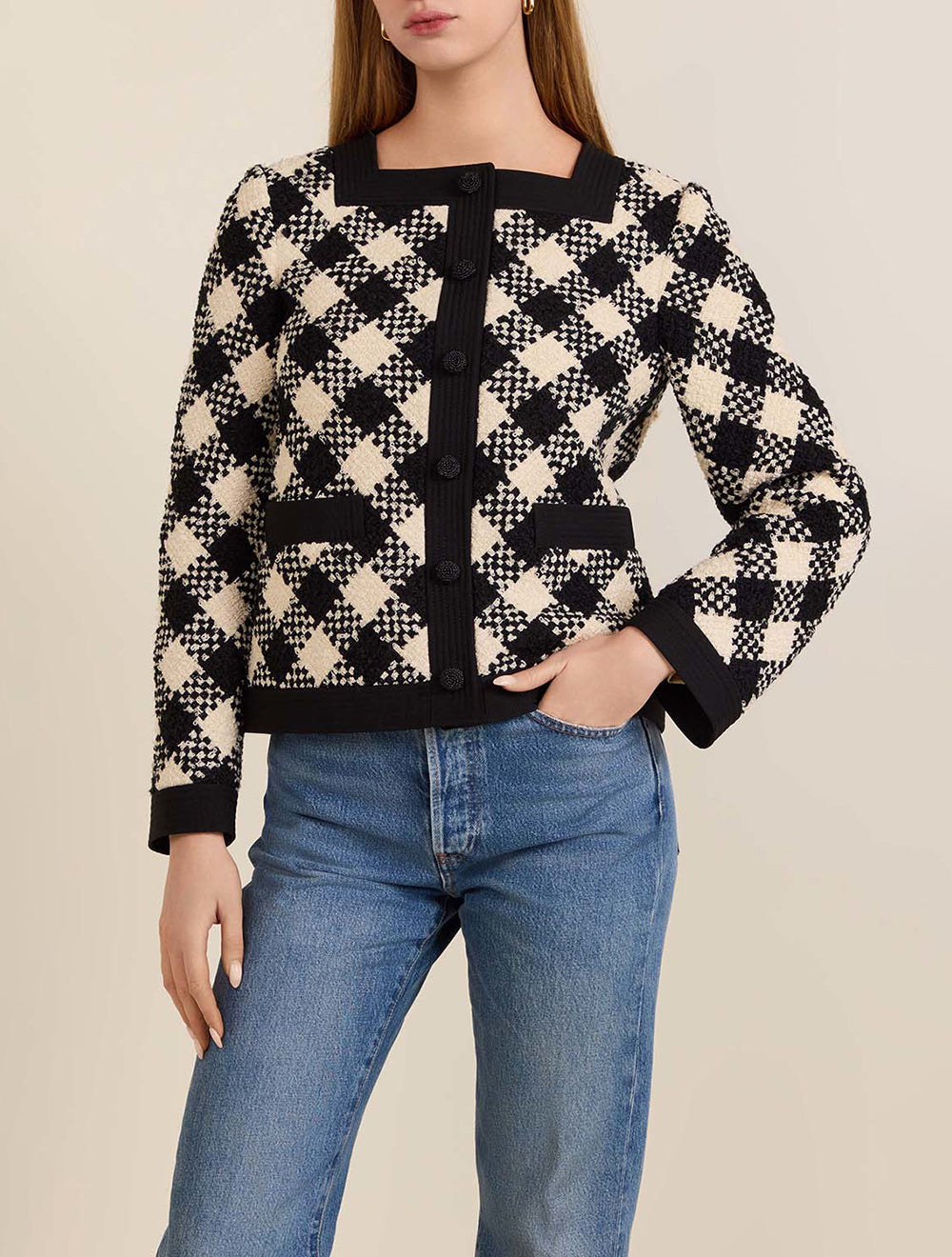 ז'קט Damier Tweed