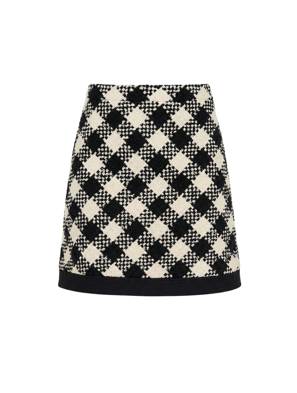 חצאית Damier Tweed קצר