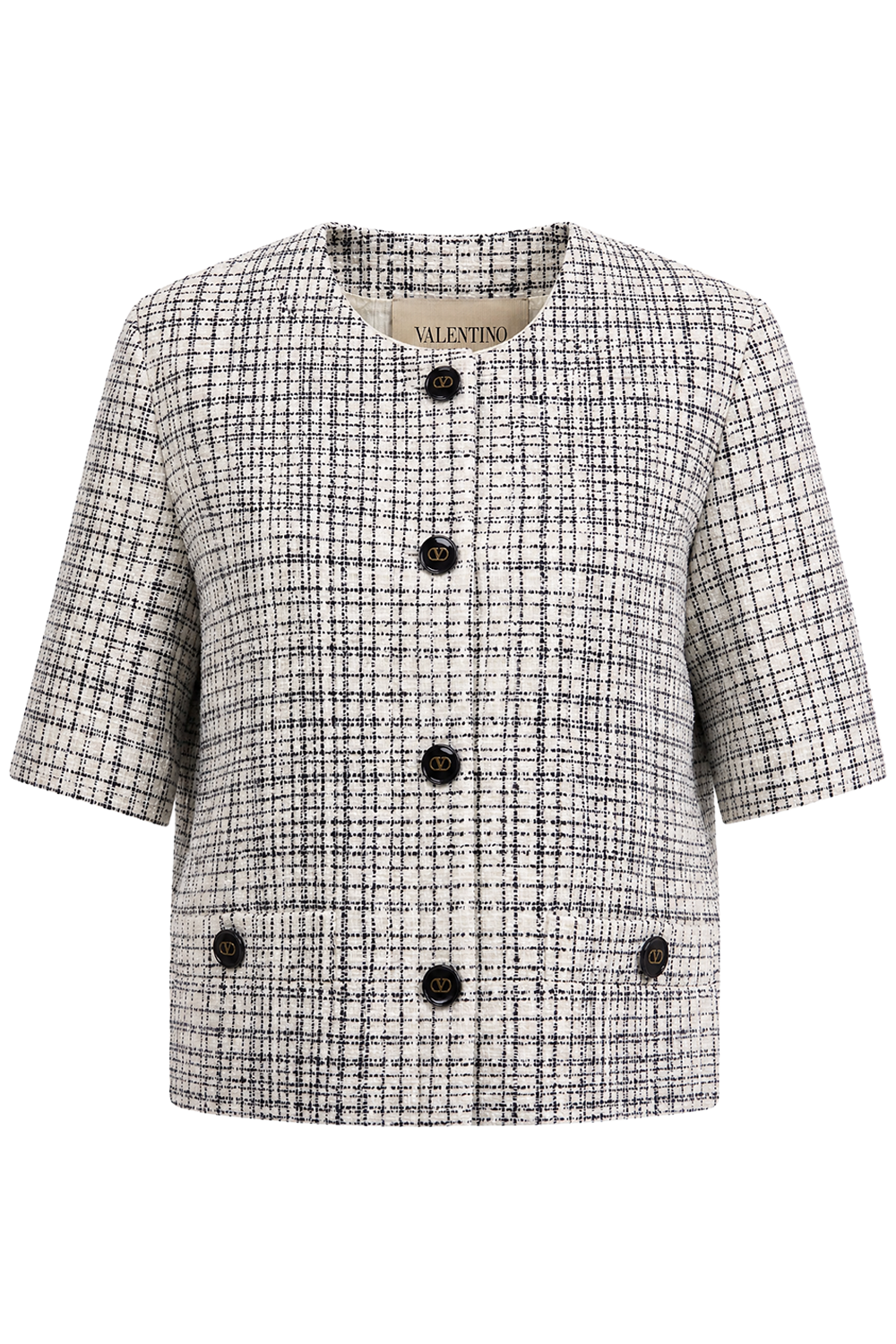 ז'קט מרובע Tweed