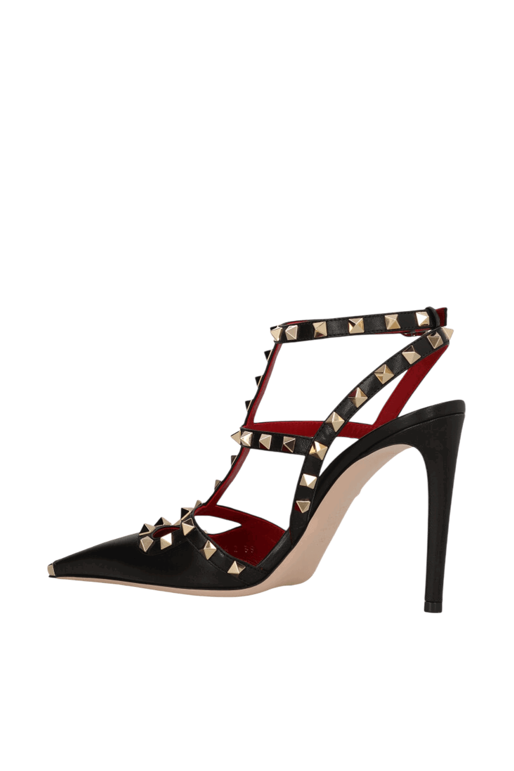 נעלי עקב עור Rockstud 100