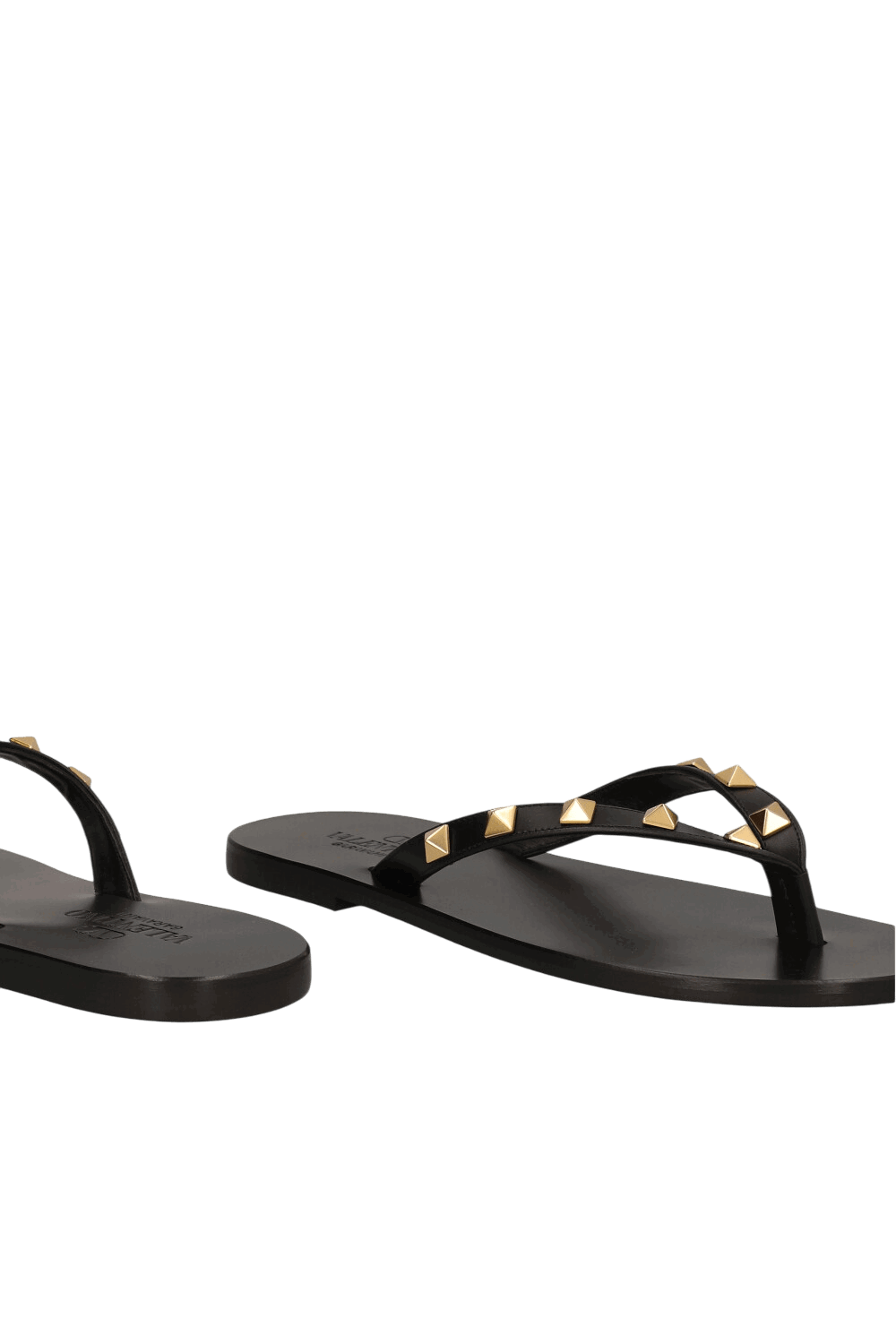 סנדלים Rockstud עור עגל חוטיני