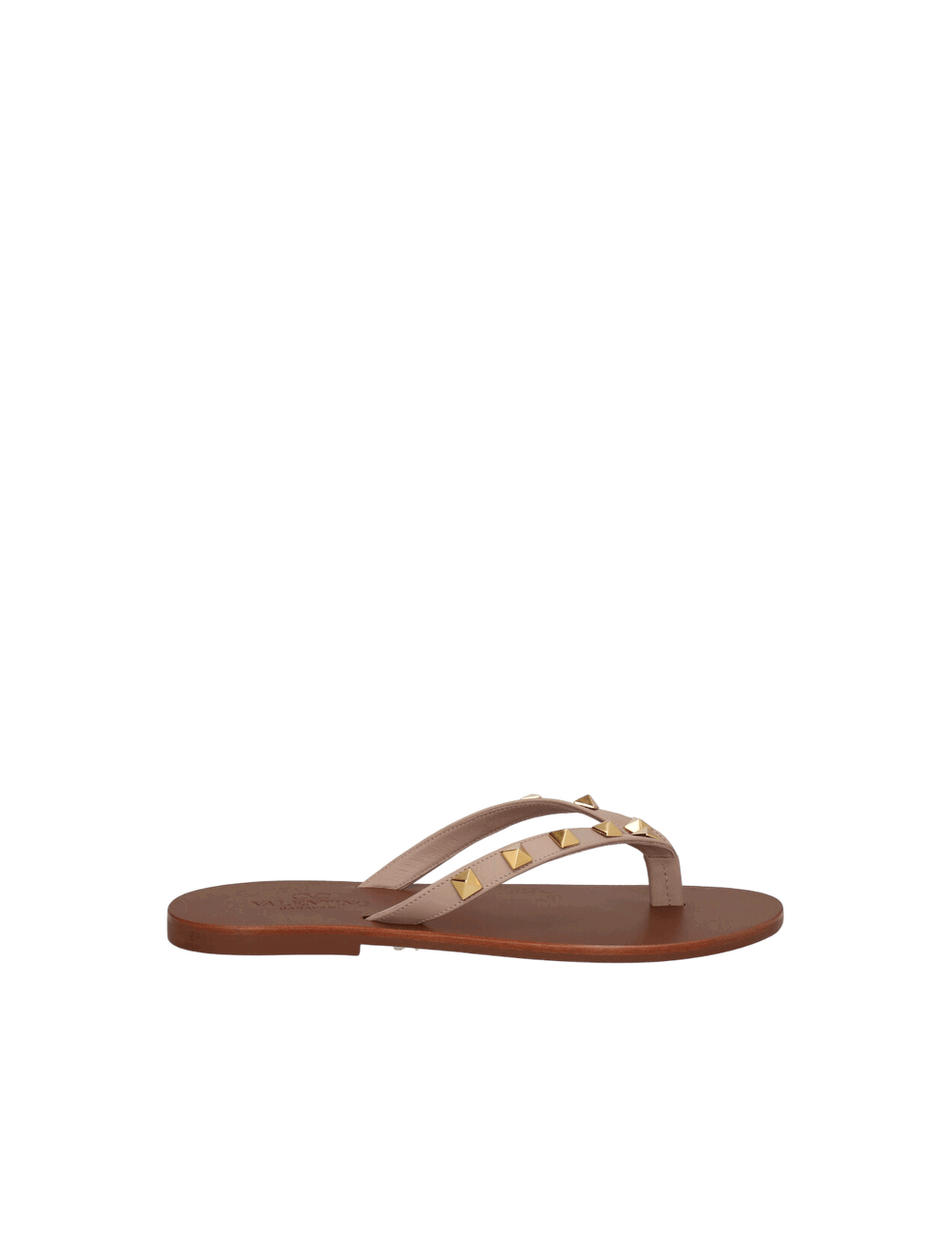 סנדלים Rockstud עור עגל חוטיני