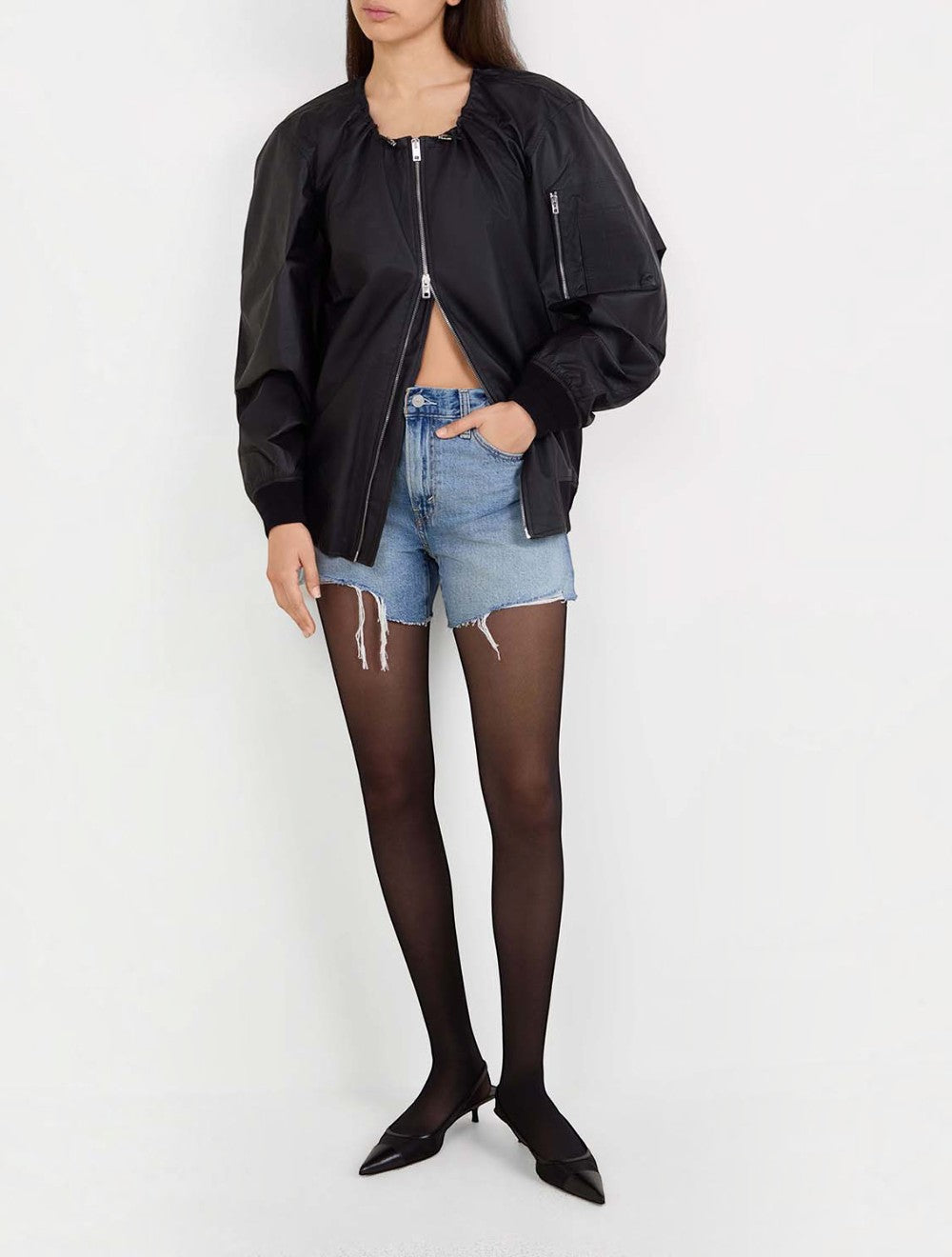 ז'קט עור Bomber