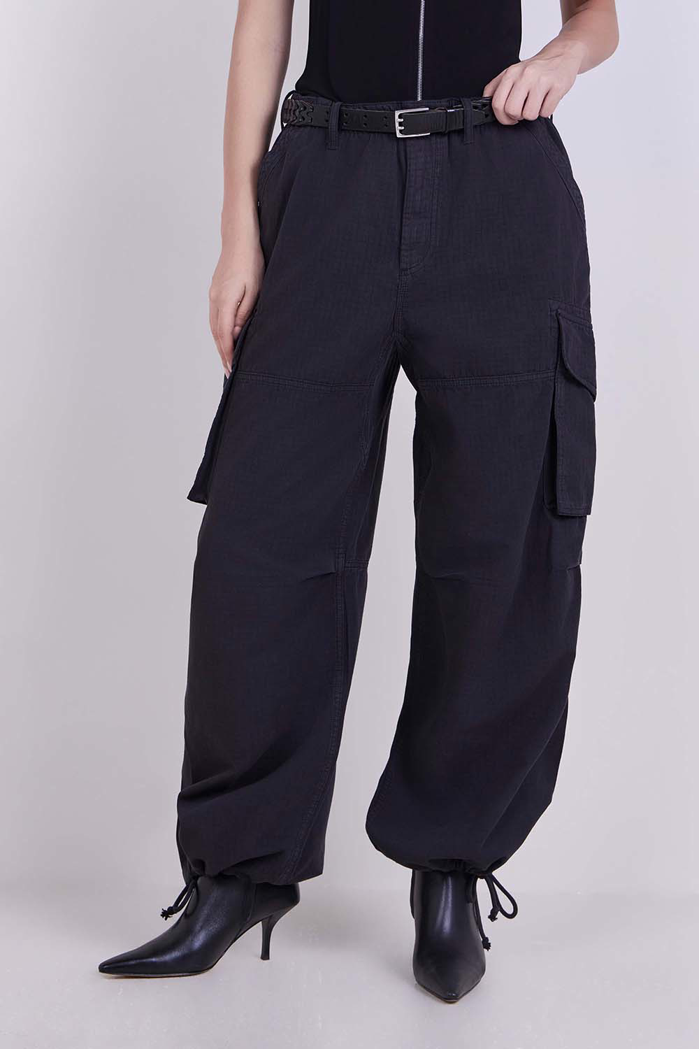 מכנסי דגמ''ח מותן בינוני כותנה לוגו Waistband