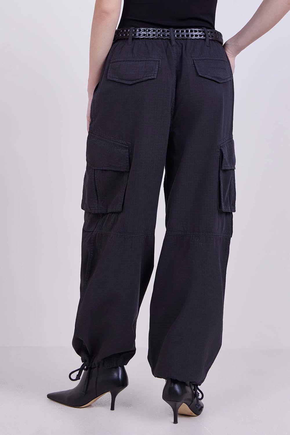 מכנסי דגמ''ח מותן בינוני כותנה לוגו Waistband