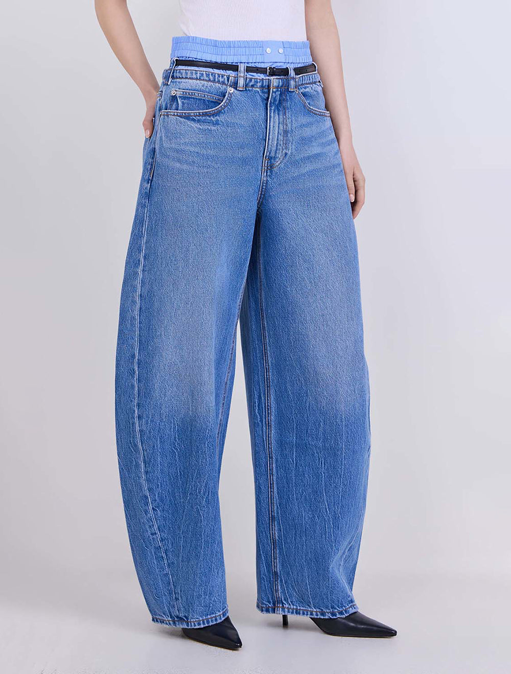 ג'ינס עור Belt/Boxer Blow Up