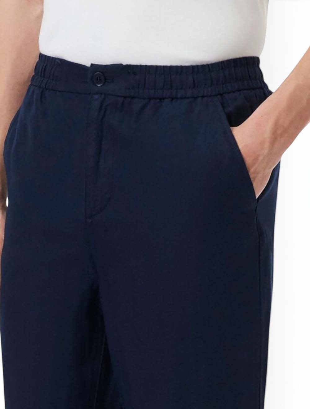 מכנסיים רגולר פיט פשתן Chino