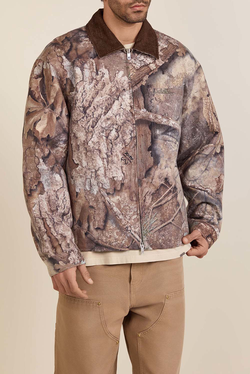 ז'קט טראקר כותנה REAL TREE CAMO