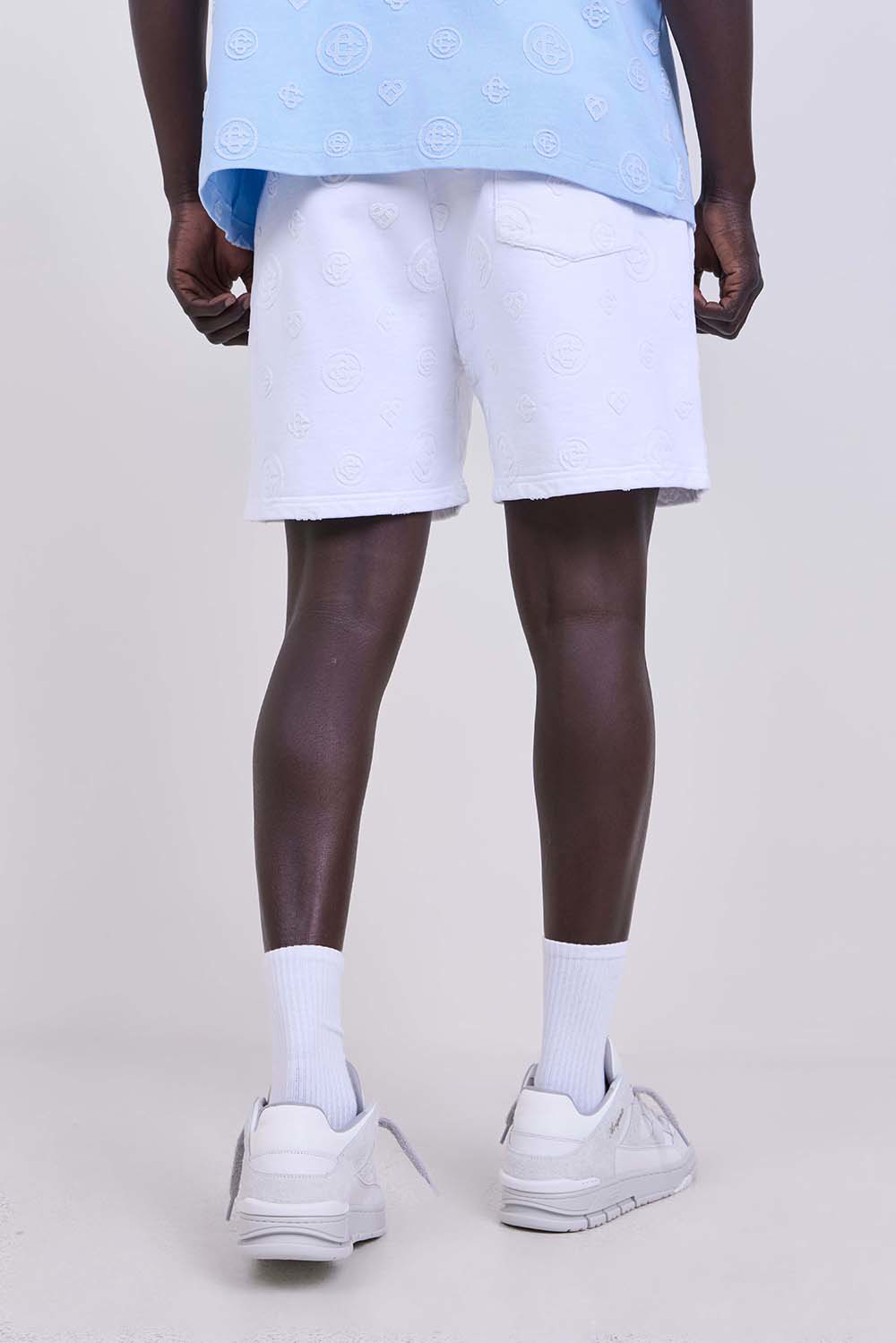 אפליקציה Monogram כותנה Sweatshorts
