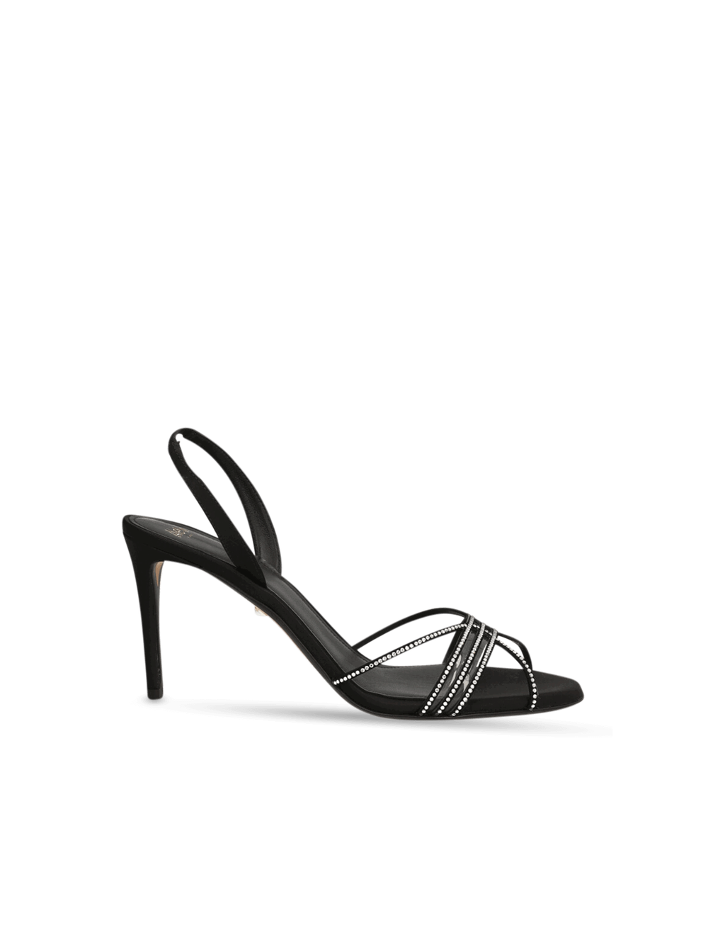 סנדלים Giusy סטן קריסטל Slingback