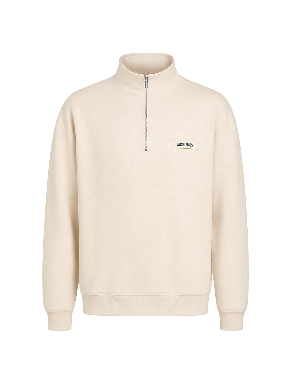 סווטשירט גרוסגריין Zipped-Rollneck כותנה