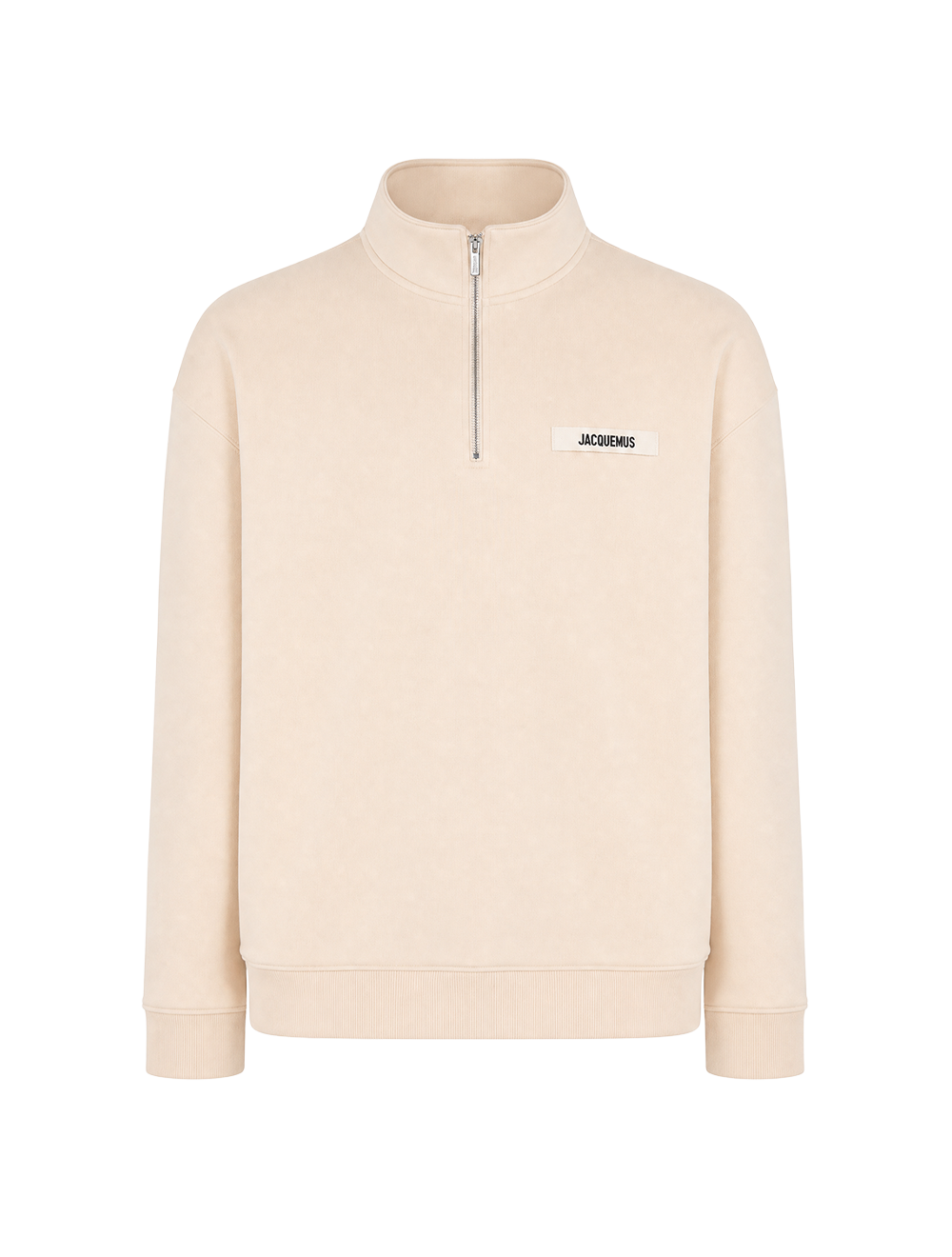 סווטשירט גרוסגריין Zipped-Rollneck כותנה
