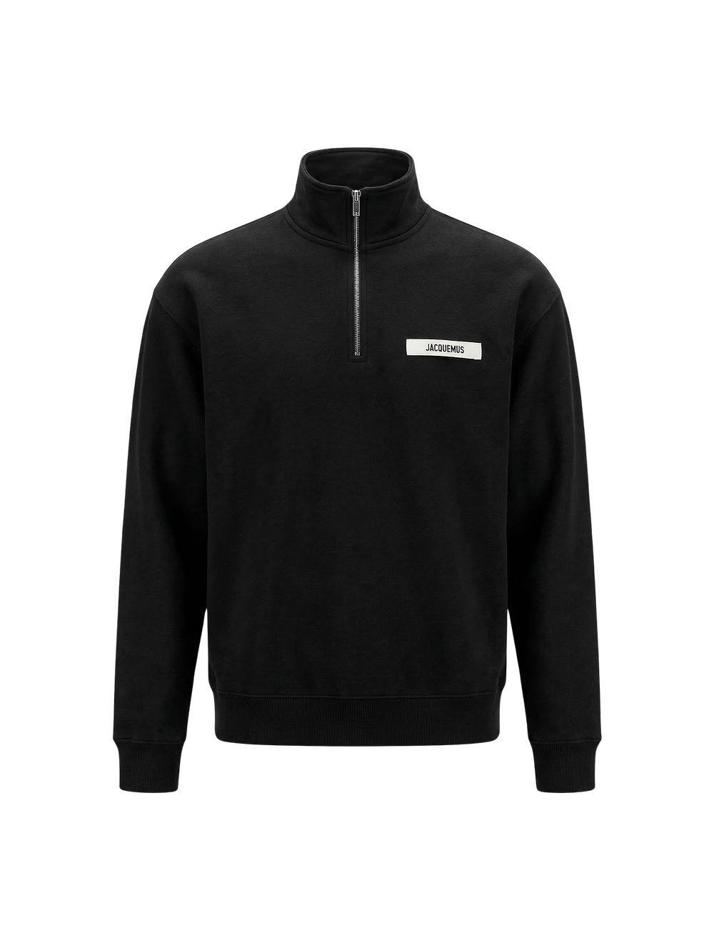 סווטשירט גרוסגריין Zipped-Rollneck כותנה