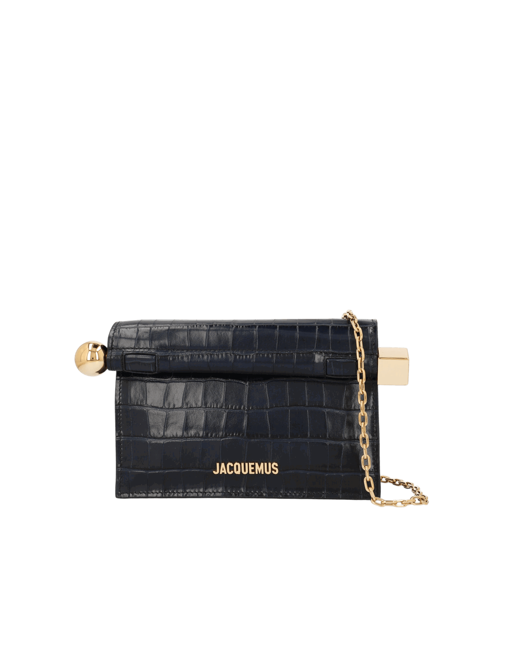 קלאץ' La פטיט Pochette Rond Carré עור