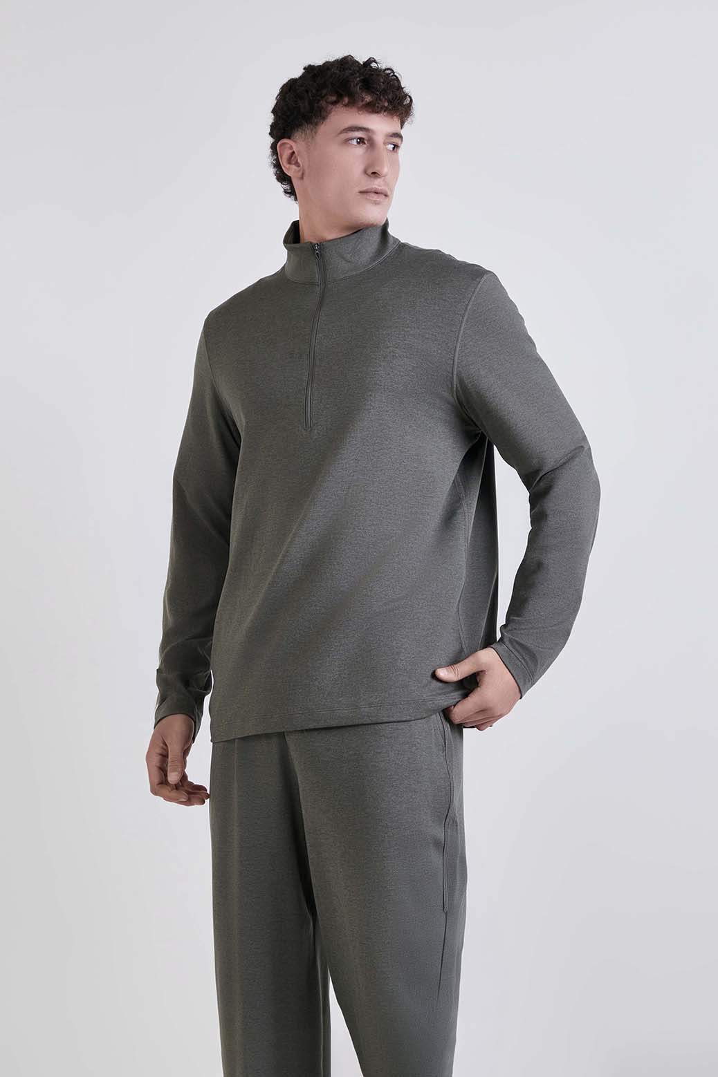 חולצת חצי רוכסן Soft Jersey