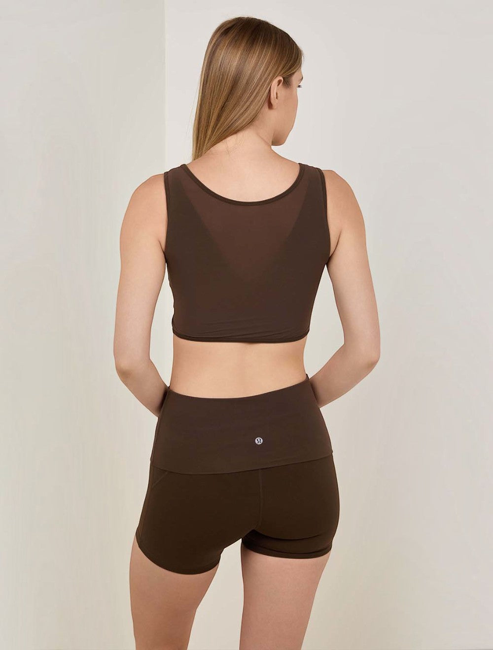 Bend This רשת Bandeau and צווארון וי חזייה תמיכה קלה, מידת כוס מידת כוס A-C