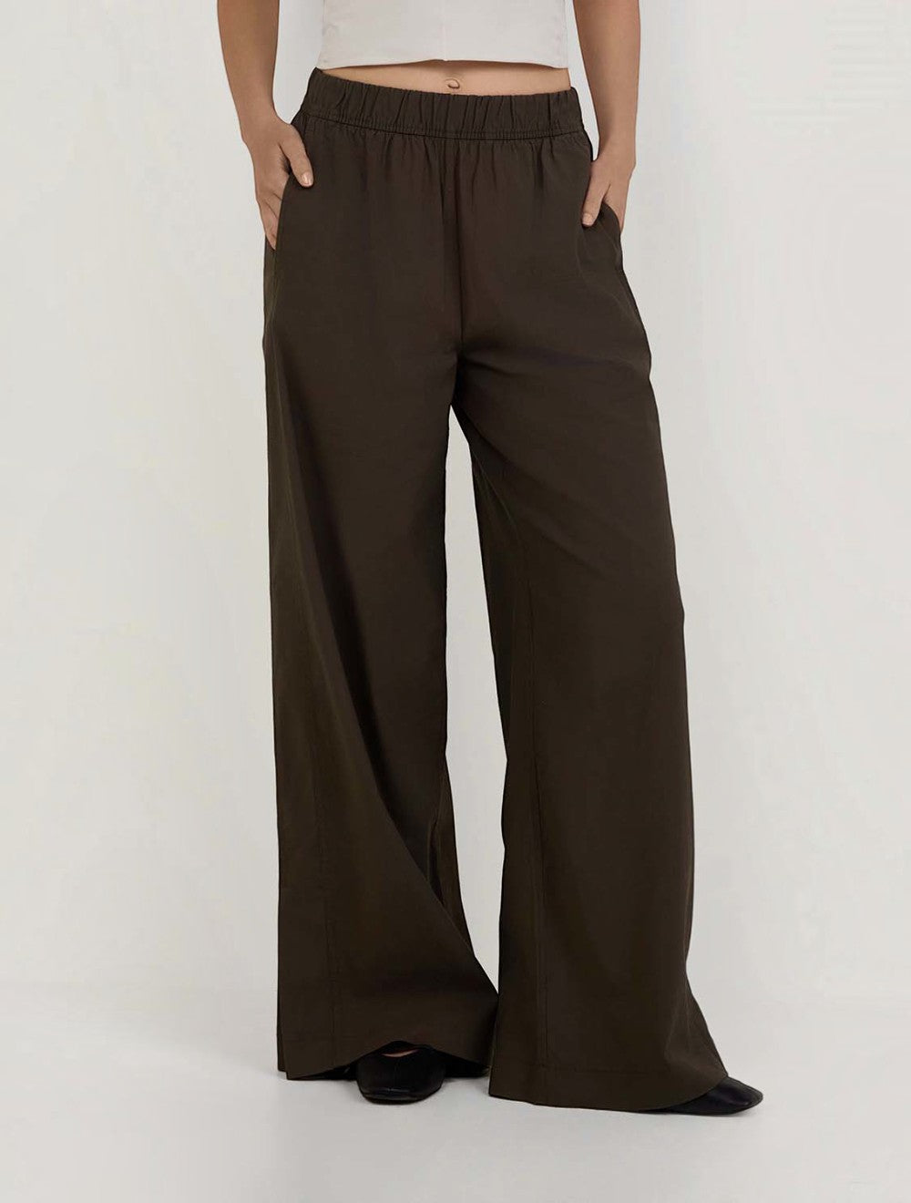מכנסי LuluLinen גזרה גבוהה Relaxed Fit Regular