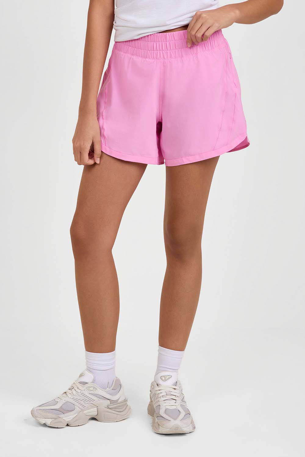 מכנסיים קצרים Track That גזרה גבוהה עם בטנה 5''