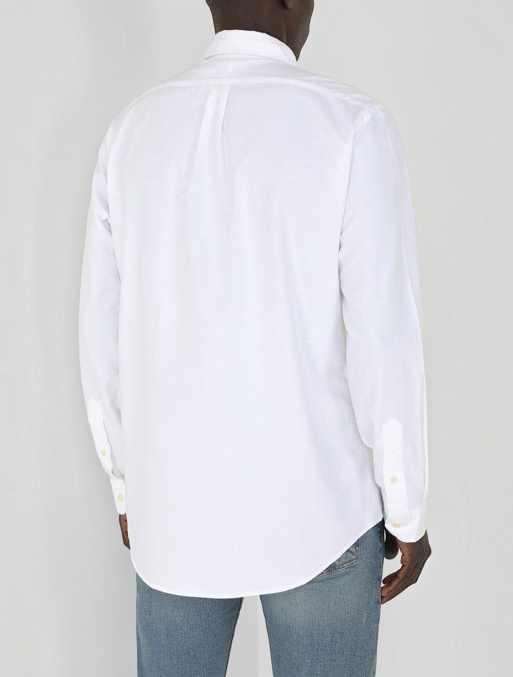 חולצה מכופתרת קסטום פיט Garment-Dyed Oxford