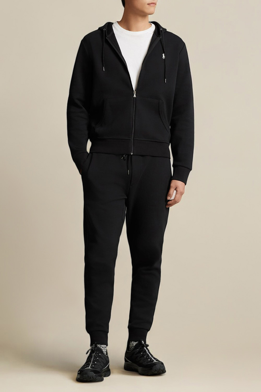 מכנסיים כפול סרוג Jogger