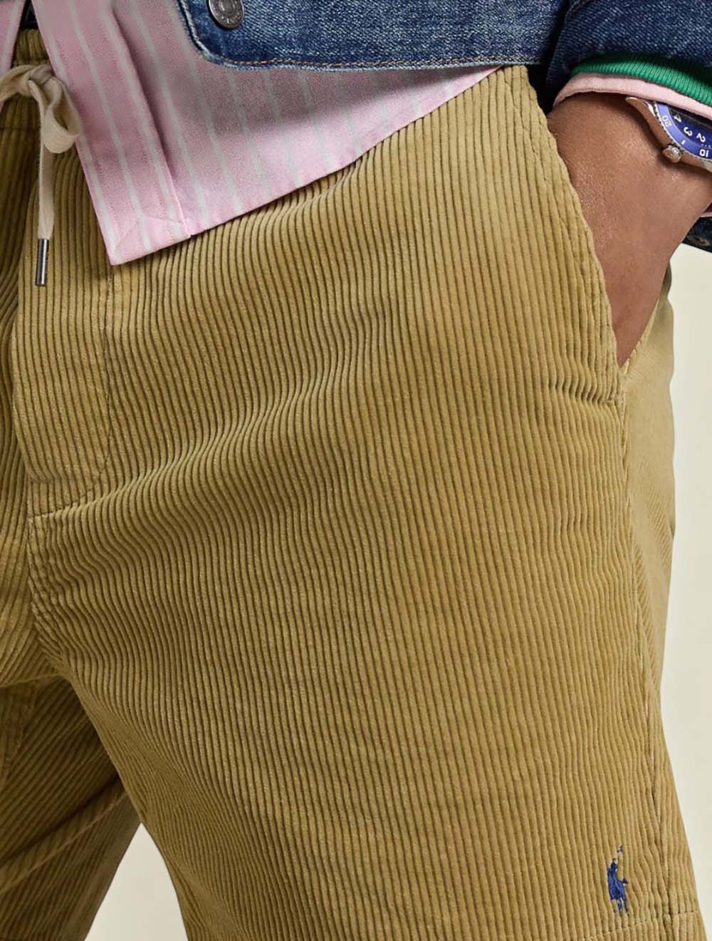 מכנסיים קצרים 6-Inch חולצת פולו Prepster קורדרוי