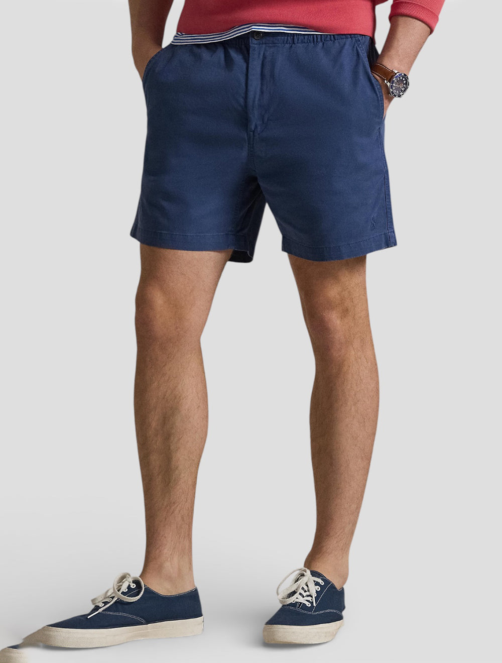 מכנסיים קצרים 6-Inch חולצת פולו Prepster סטרץ' Chino
