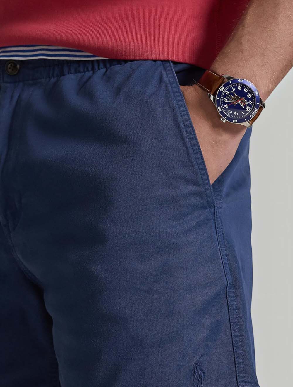 מכנסיים קצרים 6-Inch חולצת פולו Prepster סטרץ' Chino