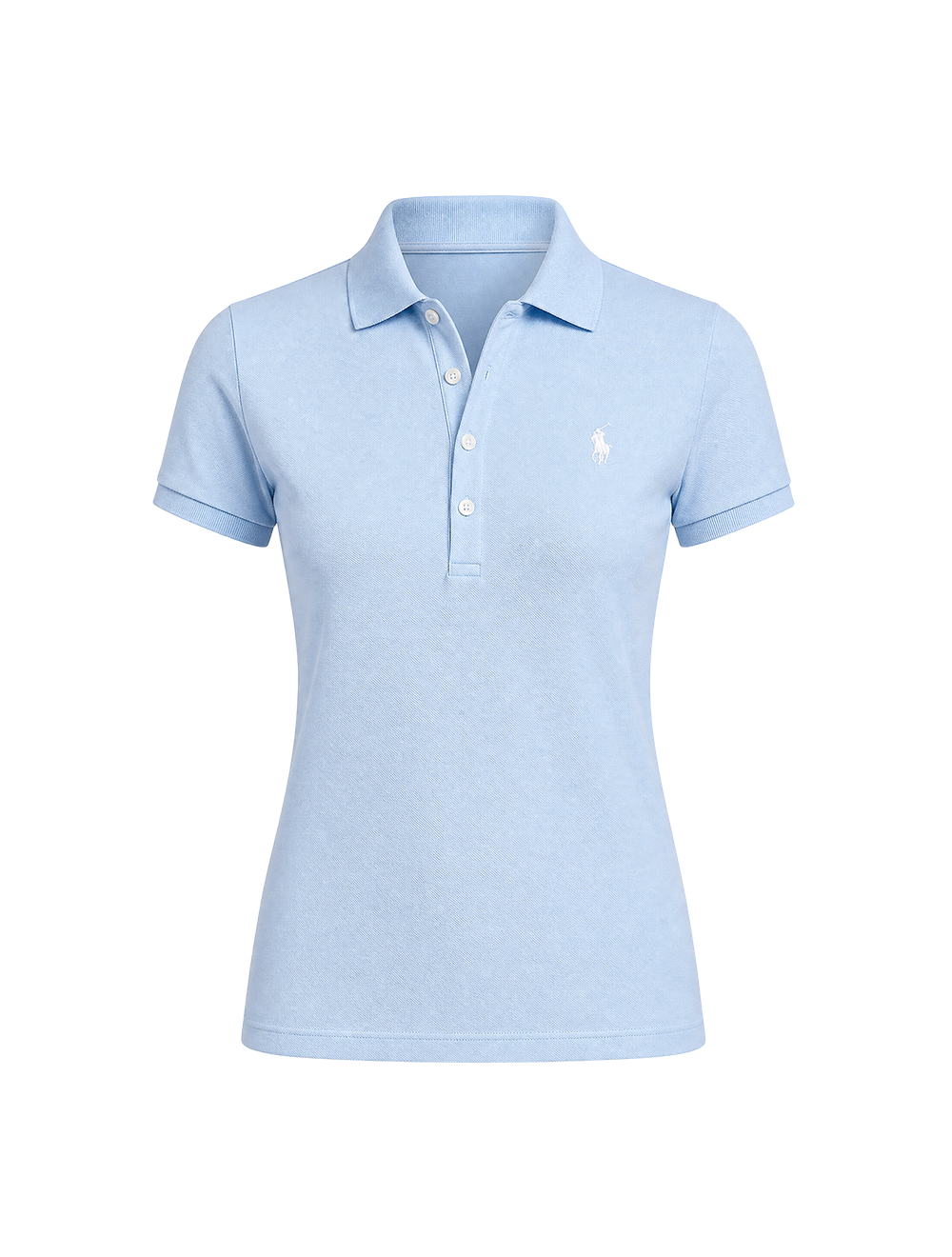 חולצת פולו אלסטית וצמודה