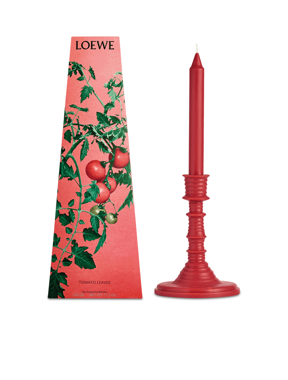 LOEWE Tomato Leaves Wax Candleholder