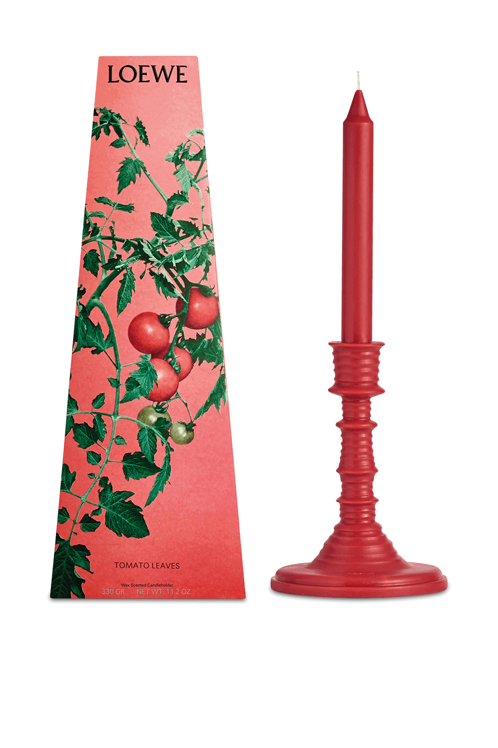 LOEWE Tomato Leaves Wax Candleholder