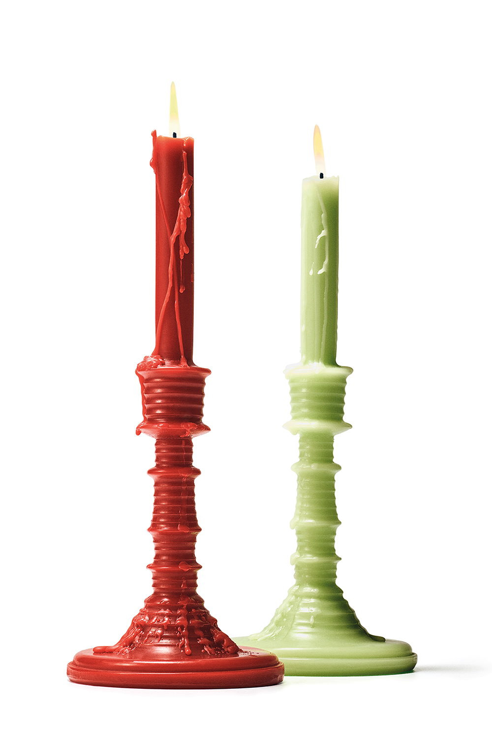LOEWE Tomato Leaves Wax Candleholder