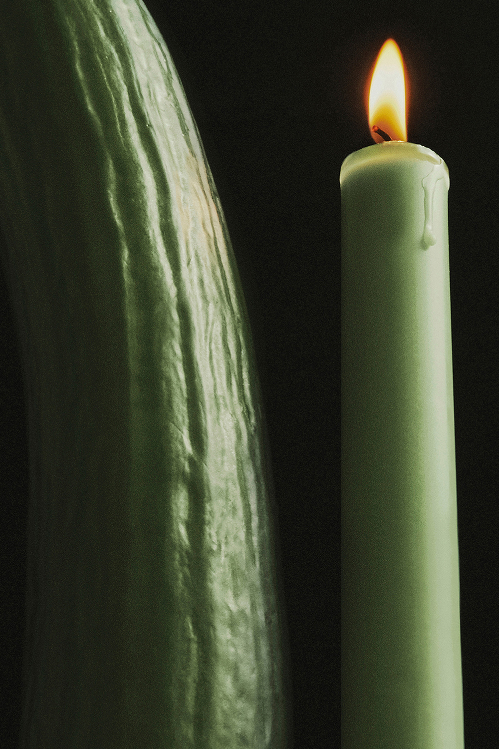 LOEWE Cucumber Wax Candleholder
