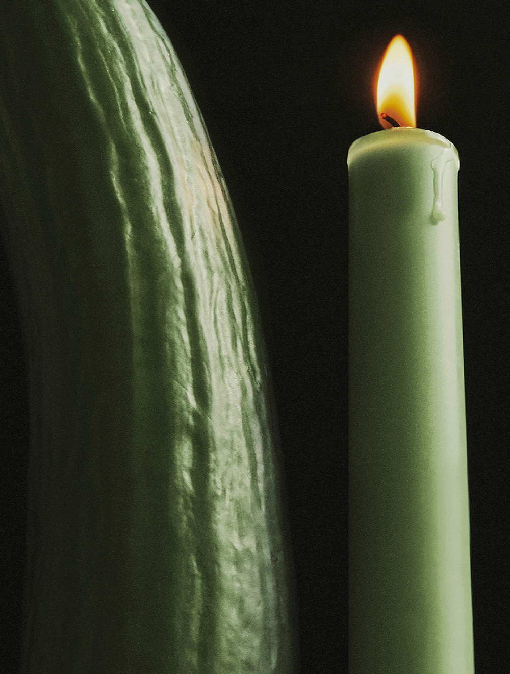 LOEWE Cucumber Wax Candleholder