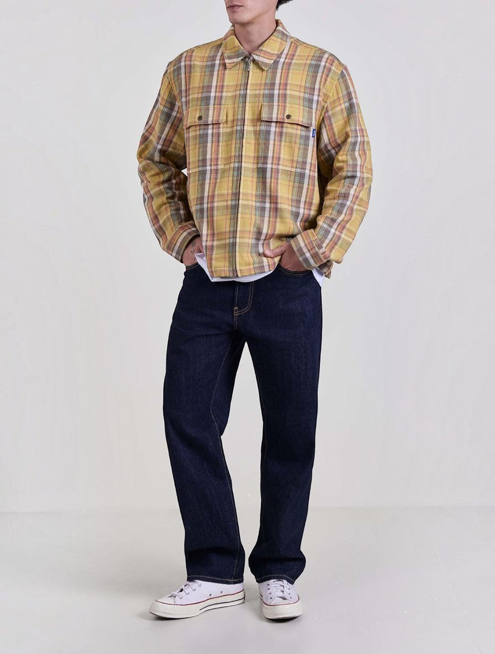 Rivington רוכסן Flannel אוברשירט