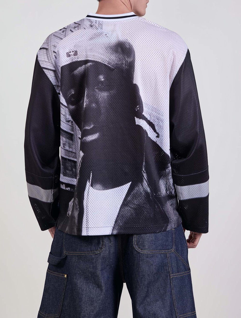 חולצה מכופתרת Awake Ny x Big L ''the Big Picture'' Hockey ג'רסי