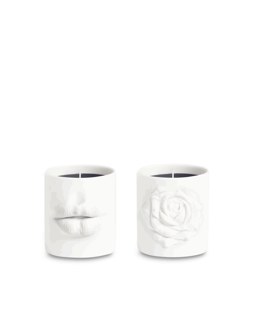Le Duo Lips + Rose candles - Gift Set