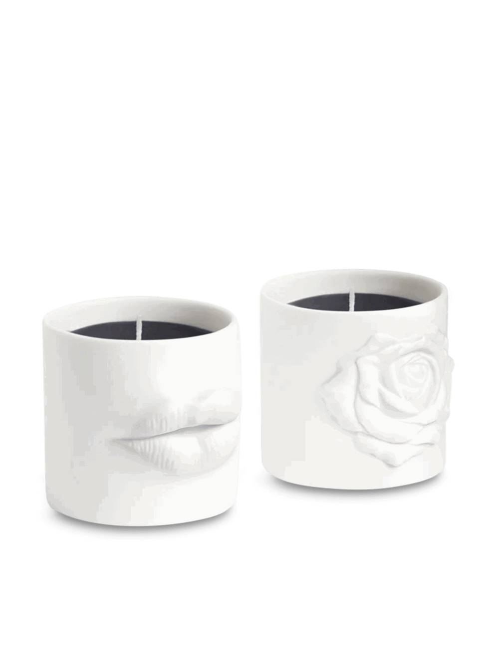 Le Duo Lips + Rose candles - Gift Set
