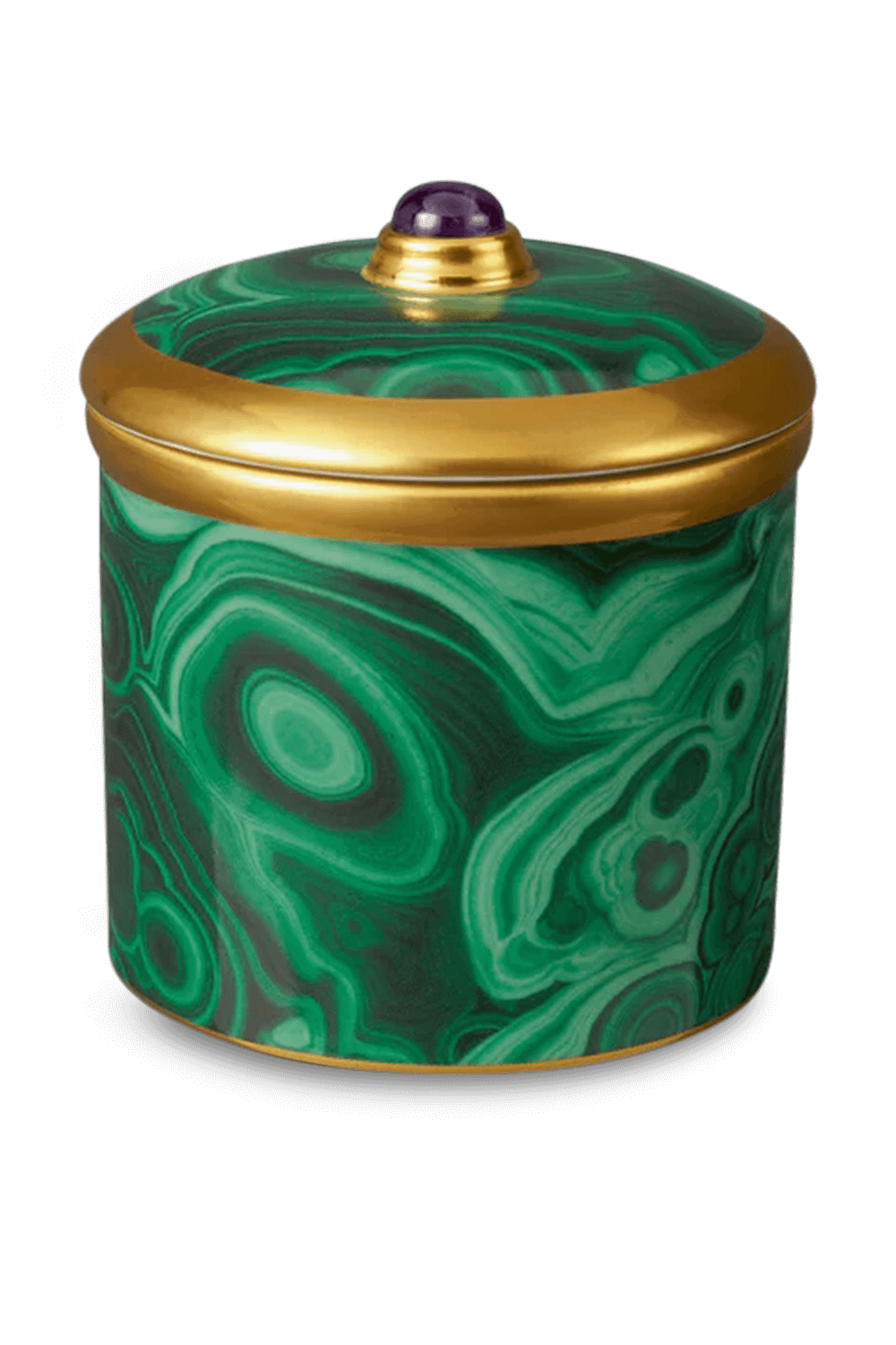 Malachite Candle