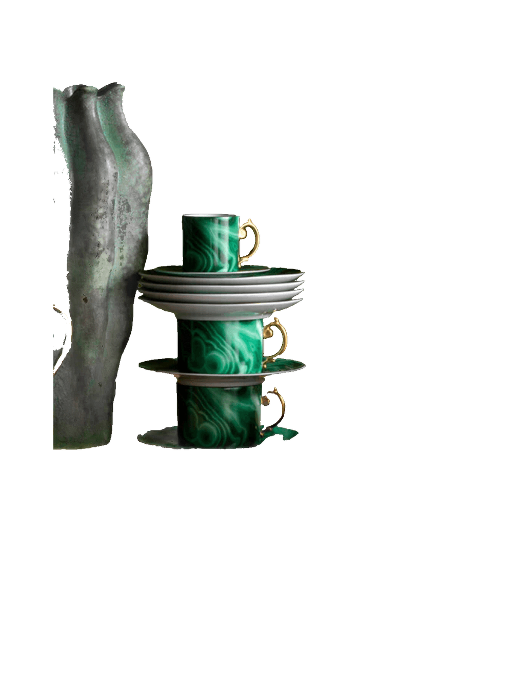 Malachite Candle