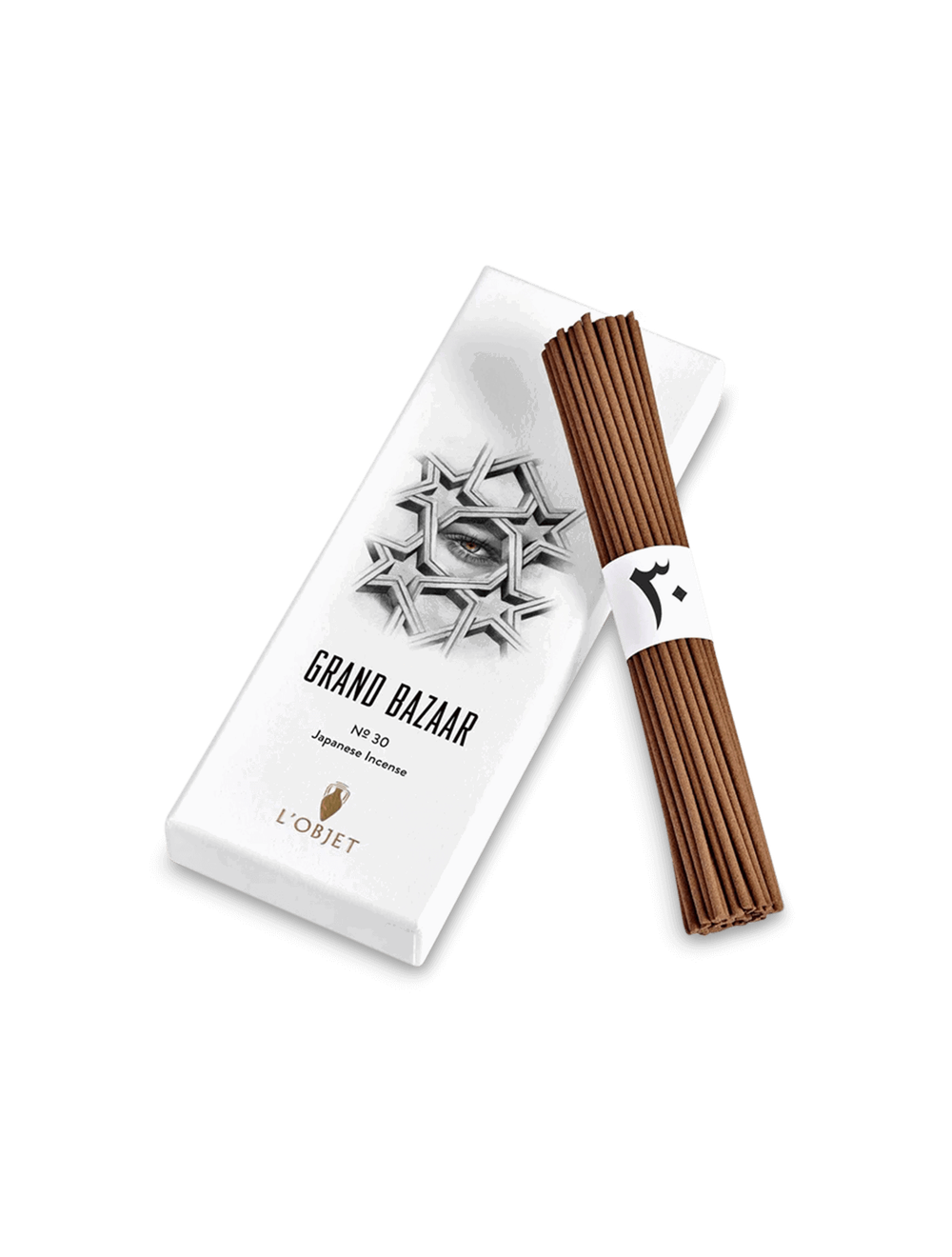 GRAND BAZAAR NO. 30 INCENSE (60 STICKS + SQUARE HOLDER)